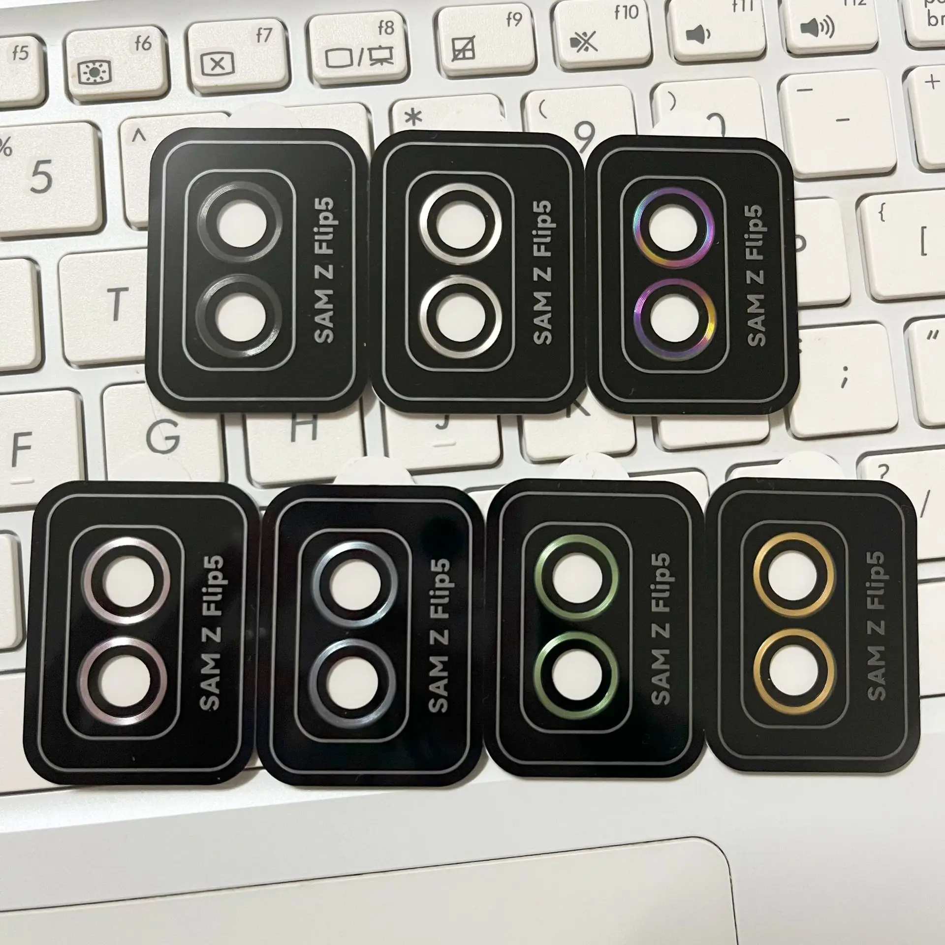 Colorful 3D 9H Easy Install Camera Tempered Film for Samsung Galaxy Z FOLD 5 FOLD5 FLIP 5 4 3 Lens Protector Lens Protector