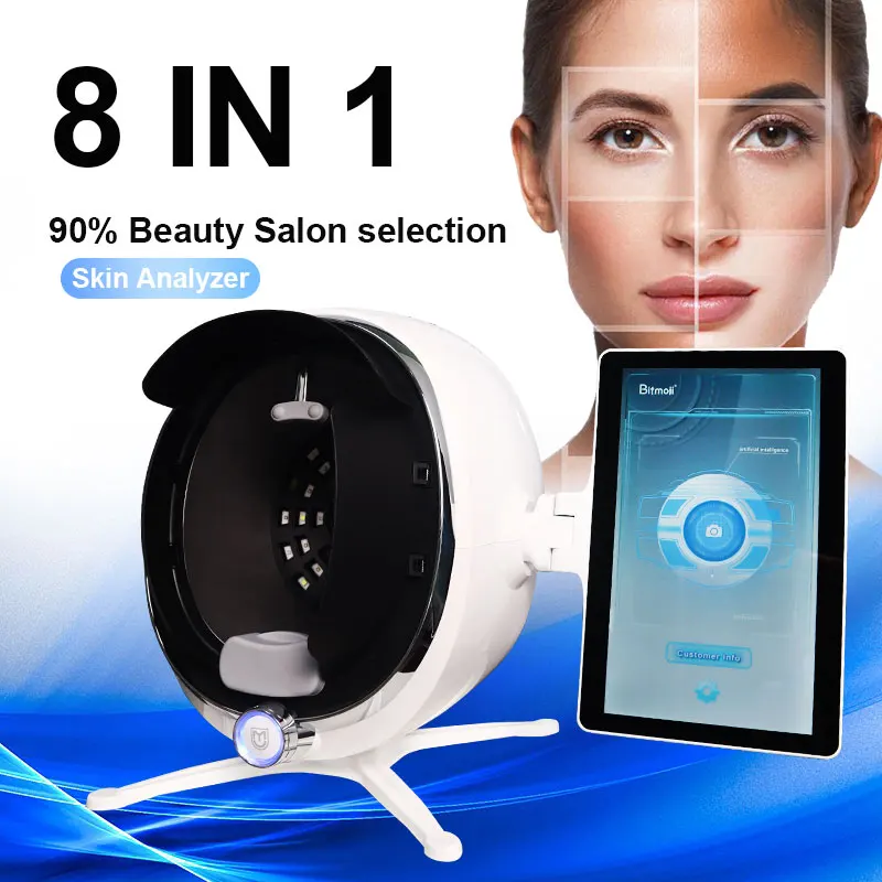 3D Online Training Ai Face Skin Diagnostics Analyzer Facial Tester