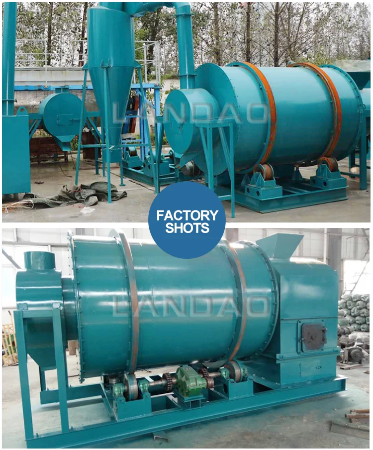 Small Rotary Drum Dryer Grit Drying Machine Garnet Sand Drying ...