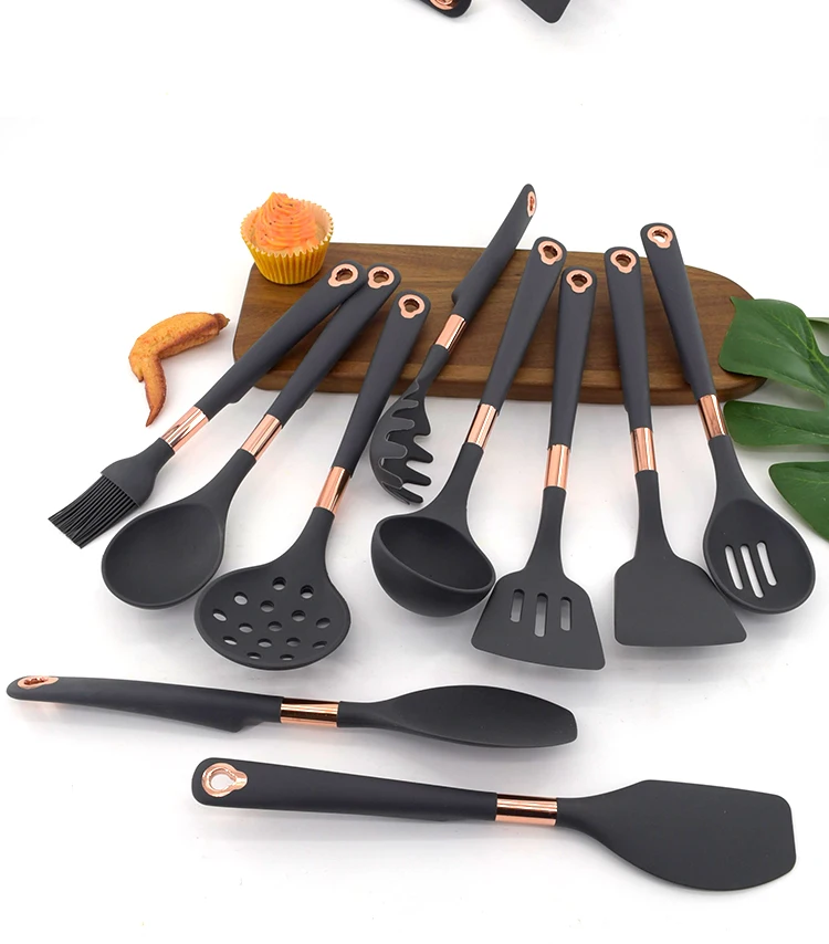 Wholesale Silicone Cooking Shovel Spoon Set Durable Kitchen Utensils