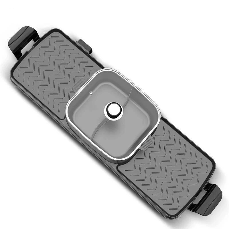 Multi-Function Commercial Electric Griddle Portable PTFE Kebab Grill Pan with Smokeless BBQ Outdoor Standing Movable Advantage