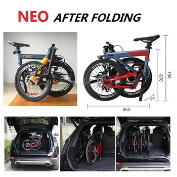 Java Neo2 折りたたみ自転車 20インチ 9速 アルミフレーム ディスク