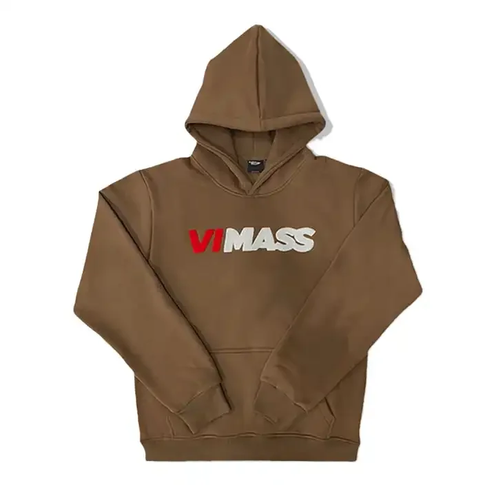 Custom Oem 3d Printing Embossed Hoodie Custom Heavyweight Men's Hoodies