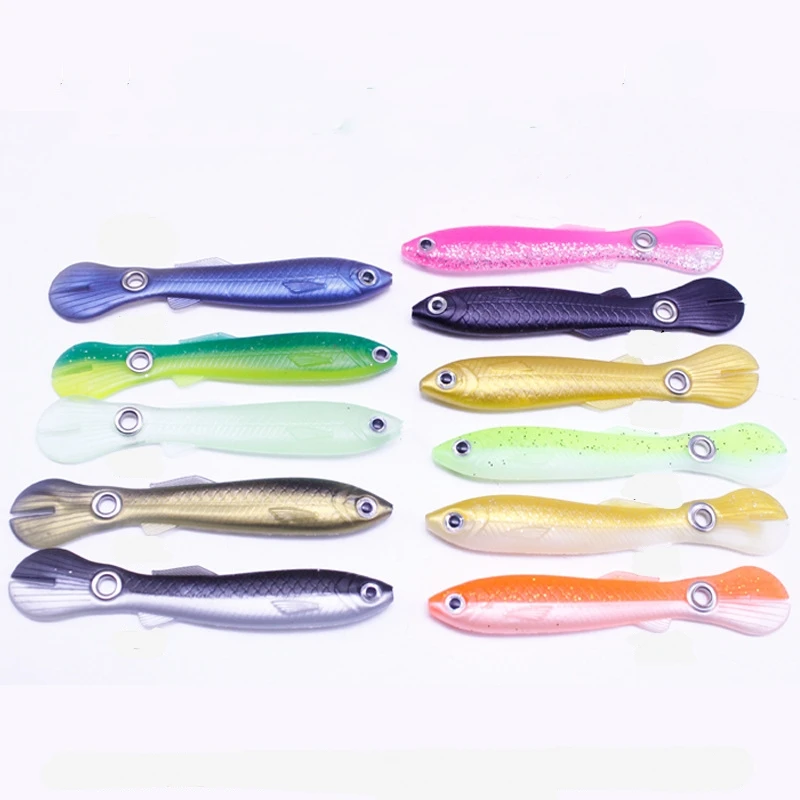 booby trap fishing lure New Wholesale 7cm/2.1g 10cm/6g Mini Worm Lures Twitch Bait Simulation  Bionic Loach Booby Trap Lure Sort Bait Loach