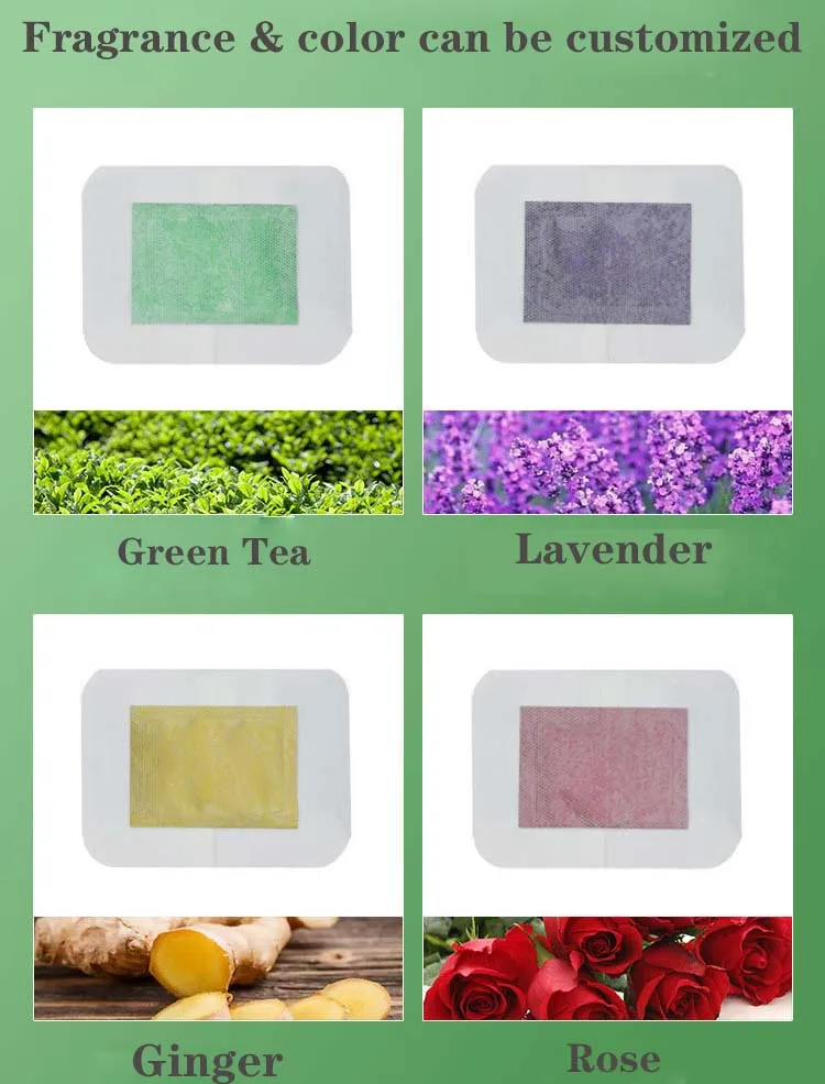 Hot Sale Korean Japan Premium Foot Detox Detoxifying Patches Pad Body