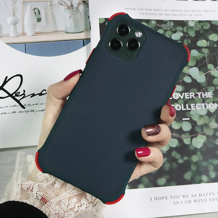 new design slim shockproof frosted clear 2 in 1 TPU PC cell phone case For IPhone 13 pro max mini