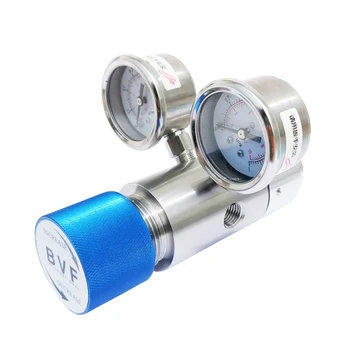 BR22 Stainless Steel Two-Stage Pressure Reducing Valve Pressure Control Range 0-1000psi (69bar)NPT 1/4"F threaded connection