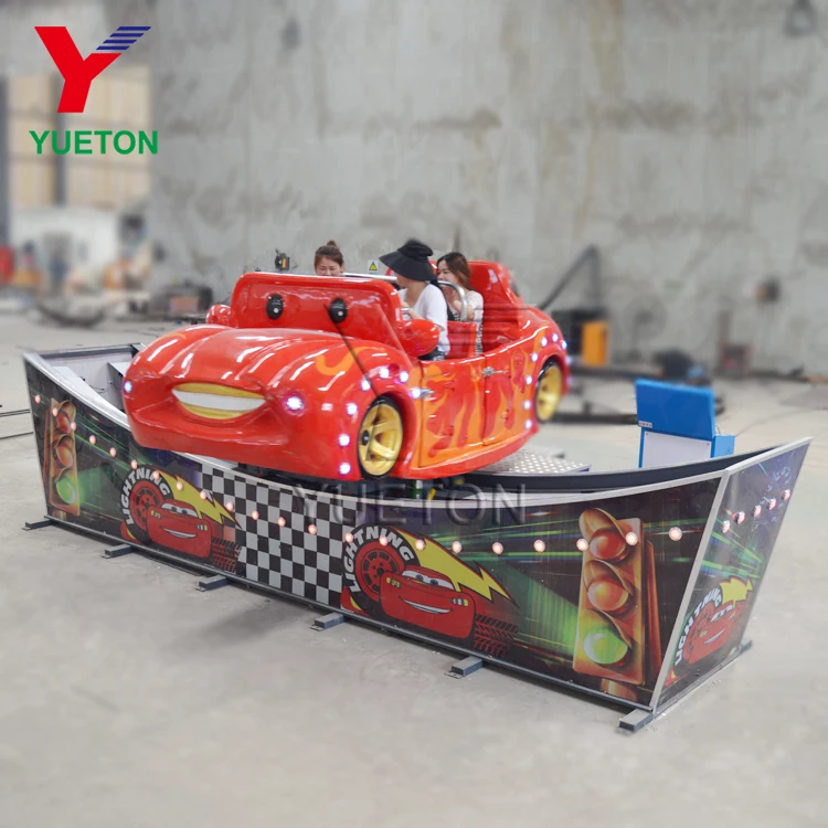 Indoor Amusement Park Game Machine Rotating Mini Floating Wave Flying Car Ride Manufacturer for Kids