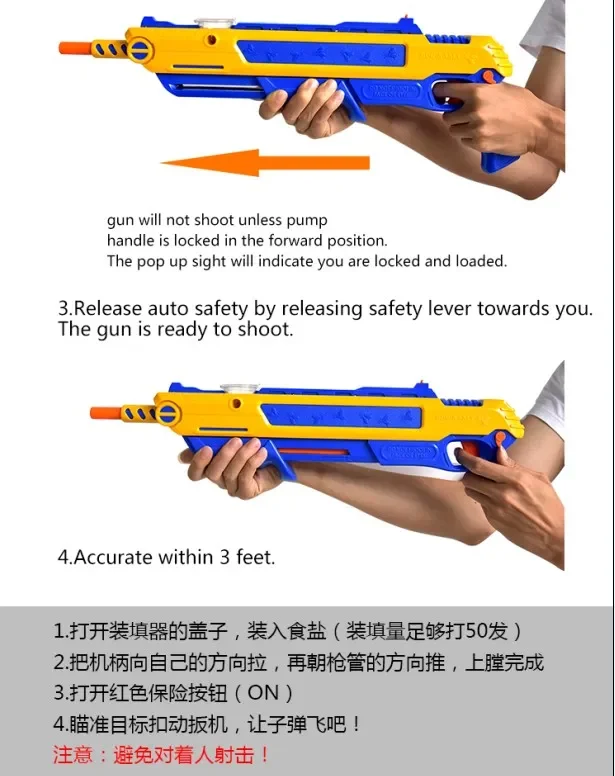 3.0 Saltgun Salt Pepper Bullets Blaster Airsoft For Bug Blow Gun Buy