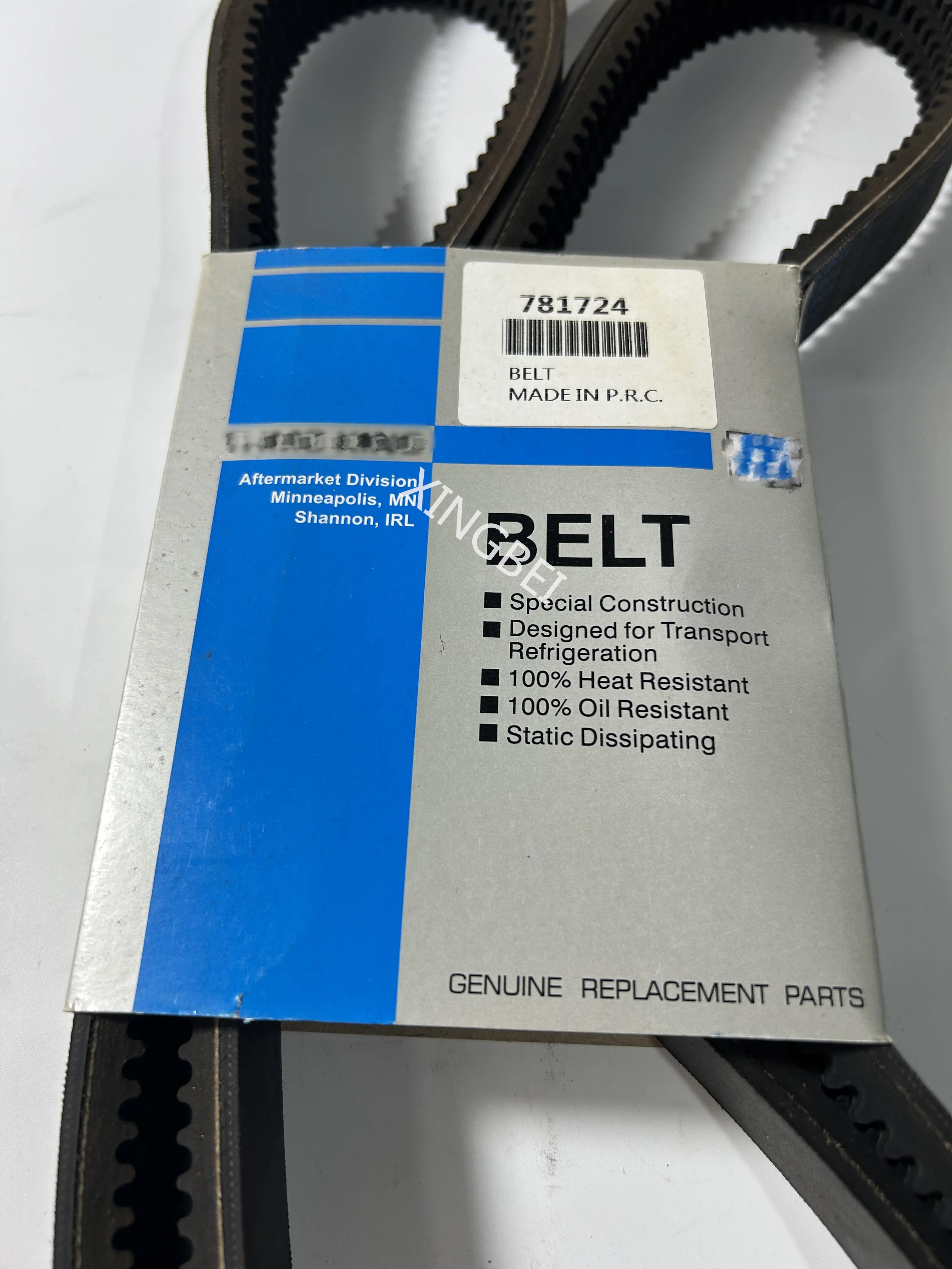 thumbnail image 2 of Electric Motor Compressor Belt 78-1724 For Thermo King Units - T-500R, T-580R, T-680R, T-800M, T-800R 2 of 6