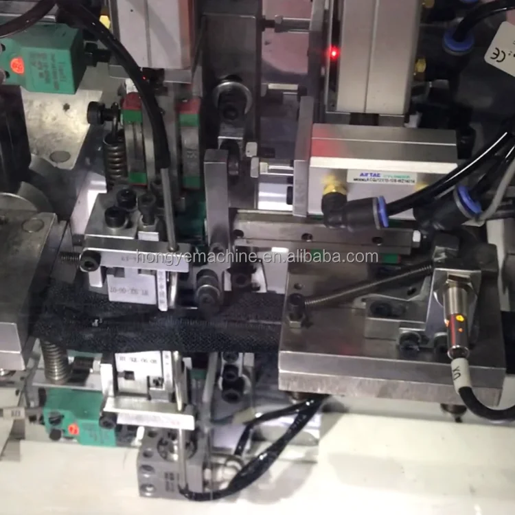 ZYN Auto Plastic Zipper Gapping and Clean Teeth Machine Vislon Zipper Machine with Core Motor Component
