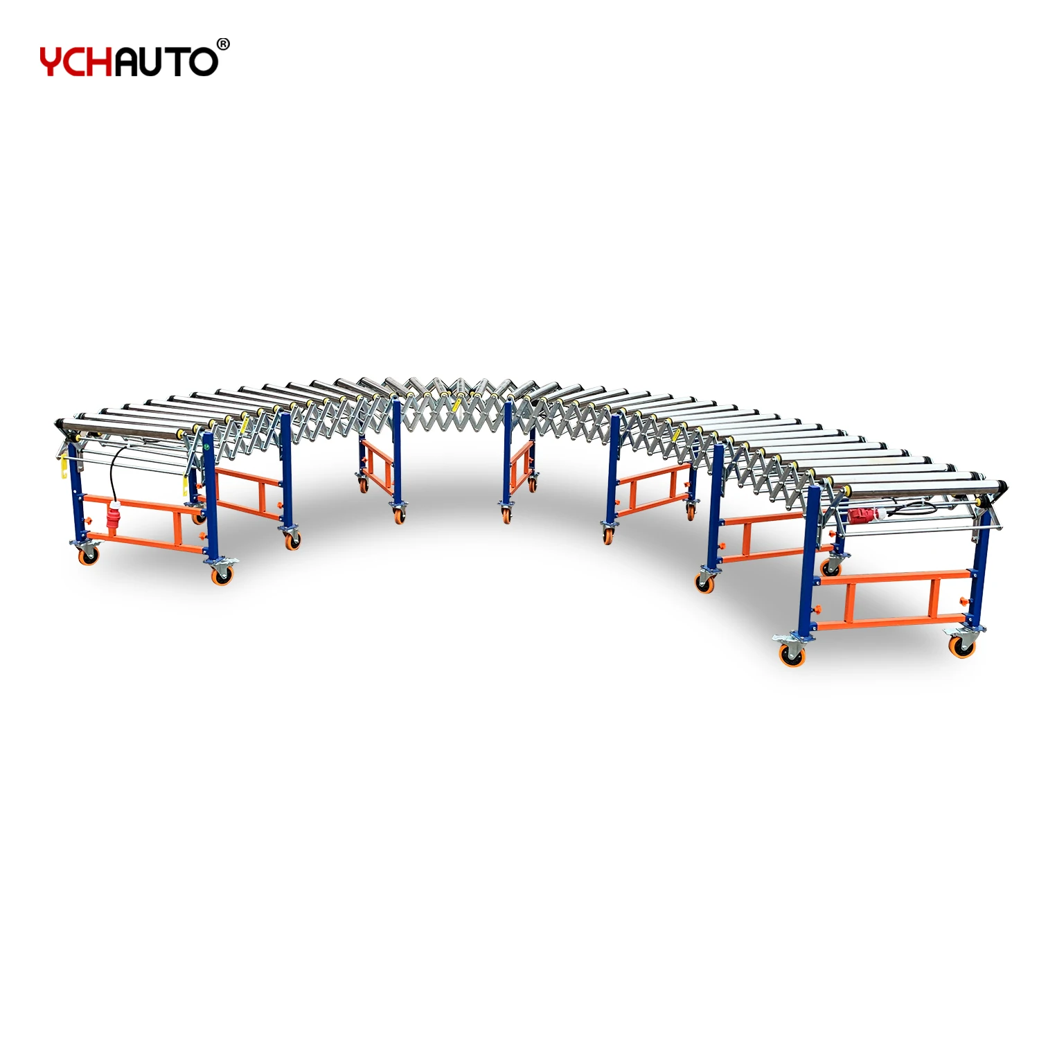 Warehouse System Using Multi Wedge Belt Power Roller Telescopic Conveyors Carton Box Flexible Poly V Belt Conveyor With CE
