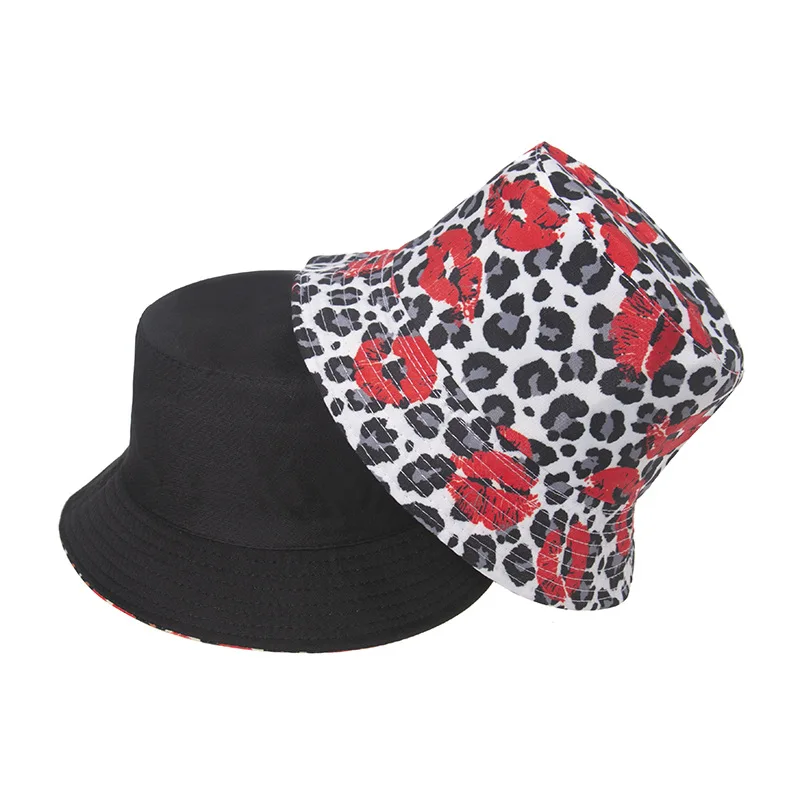 Fashion Leopard Bucket Hat Accept 