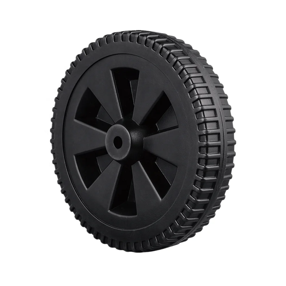 8inch plastic wheel bbq grill wheels