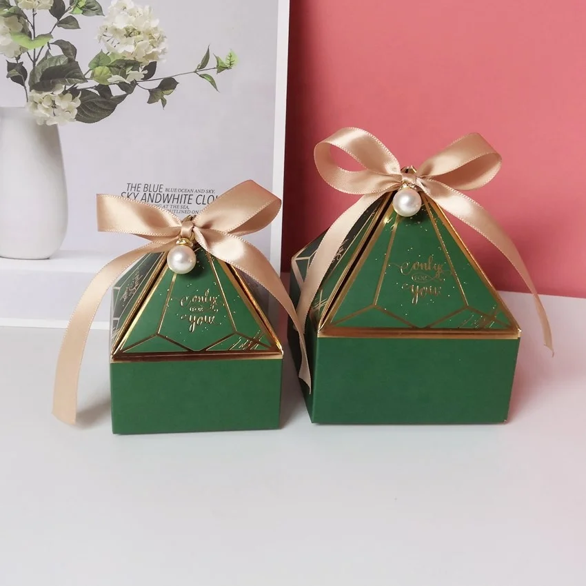 Exquisite Chocolate Series Small Paper Packaging Box Luxury Gift Box Wedding Gift Candy Box