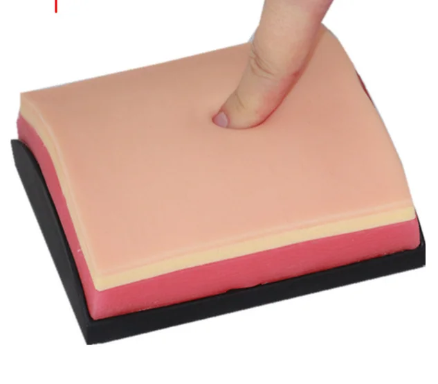 Усовершенствованный модуль для практики анатомического шва для кожи и мышц из ПВХ, медицинская модель для обучения медсестер с накладкой для шва