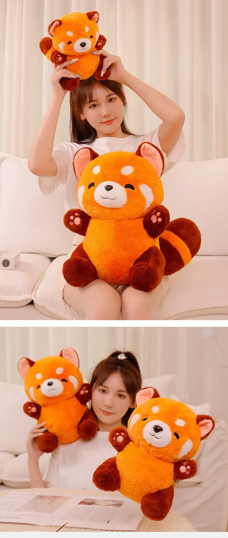 CustomPlushMaker offers wholesale anime plushies, including Kawaii plush toy dolls, raccoon dolls, and red panda plush toys：alternative toys