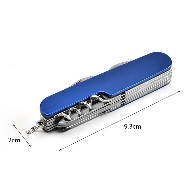 Manufacturer Custom Stainless Steel Multi Functional Folding Knife Survival Outdoor Camping Tool Pocket Swiss Knife