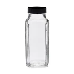 16 oz French Square Bottles - 48-400 Finish