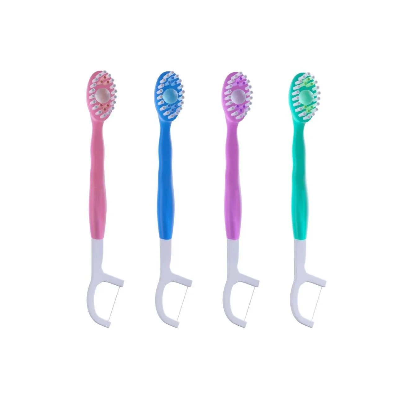 RTS Convenient Mini-Line Cleaning Brushes Disposable Mini-Bang Combination Toothbrush Business Travel Made of Durable Silicone
