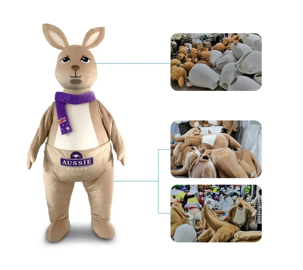 Mascot Costume Custom Cartoon Character Costume Adult Kids Plush Animal