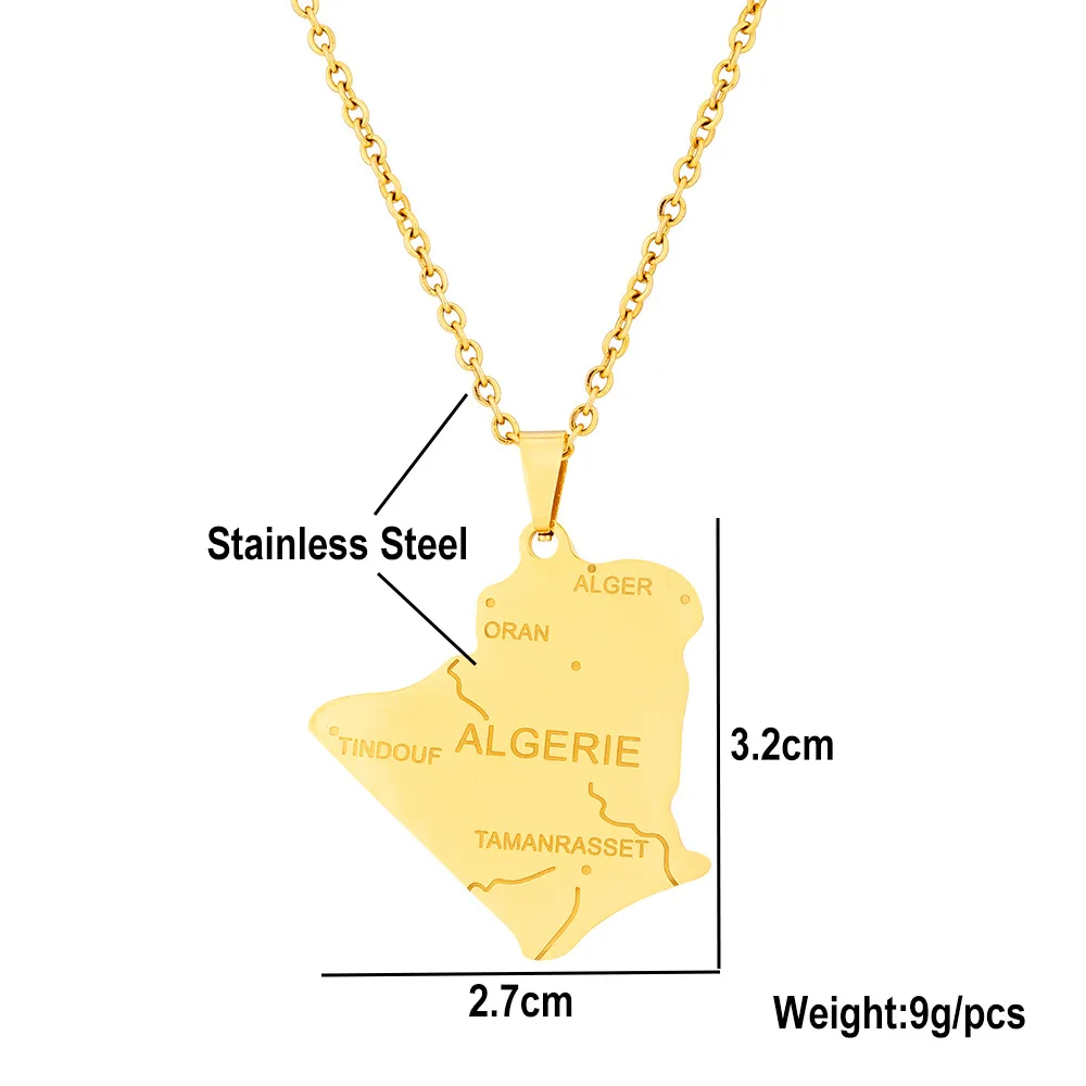 Map Necklace
