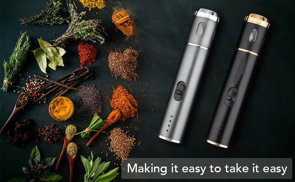 Wholesale Portable Cordless Mini Rechargeable Automatic Electric Herb