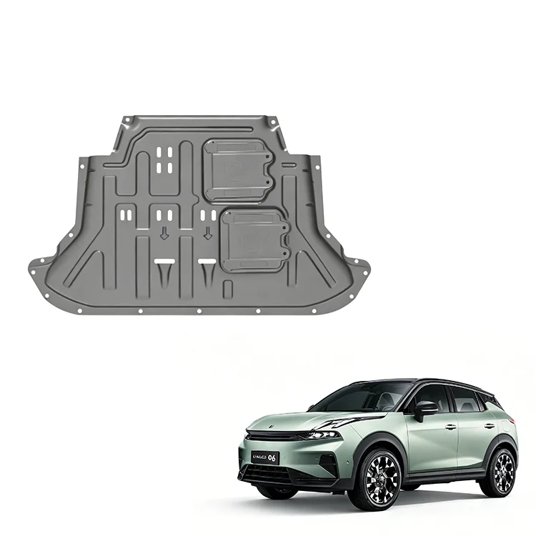 Placa do Motor Maremlyn para Lynk & Co 06: Protetor Inferior do Motor em Aço Manganês, Alumínio e Magnésio, Placa Antiderrapante para Exterior, Acessórios Exteriores