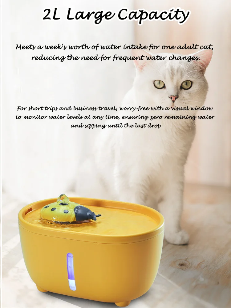 Scarab Water Dispenser Cat Dog Automatic Circulation Filtration Silent