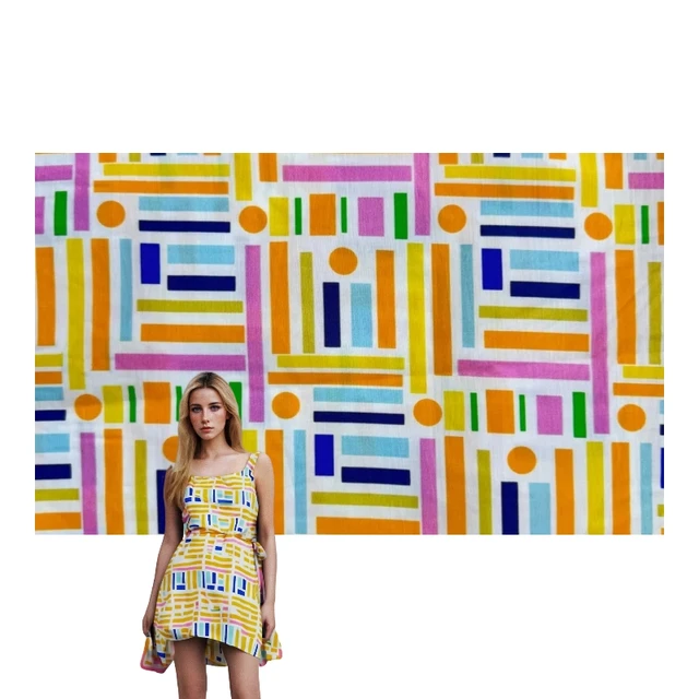 100% Cotton Poplin Fabric Printed Cotton for Clothing Textile Genre High Quality Cotton Fabric