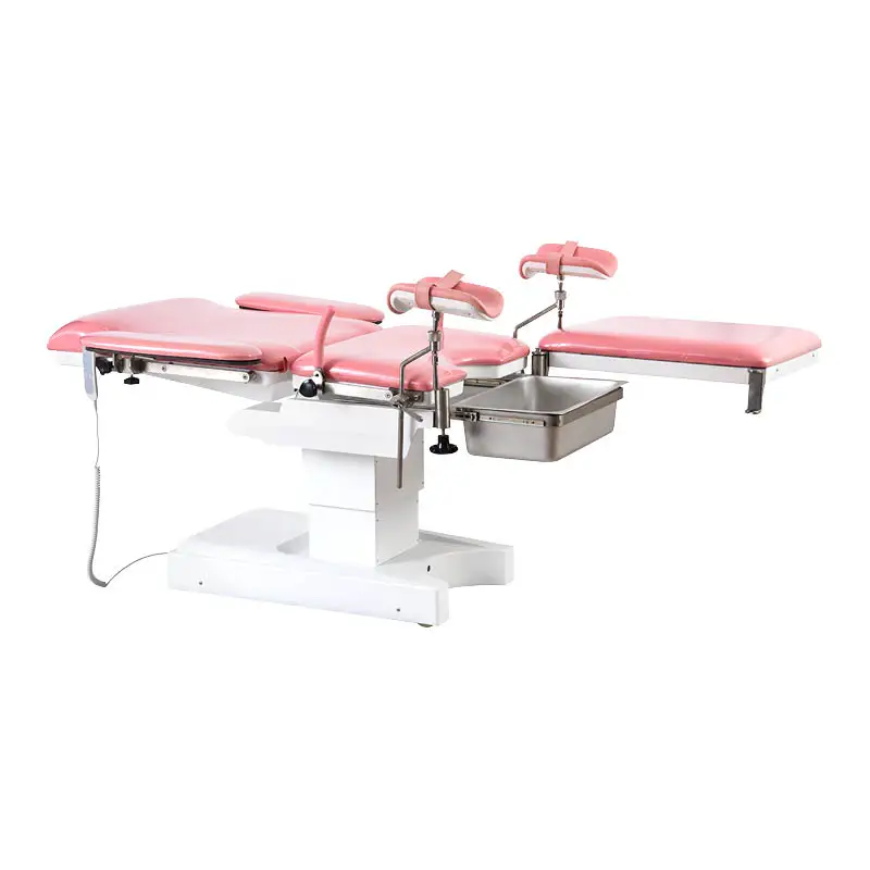 A99-7 Multi-Functional Electric Gynecological Obstetric Delivery Examination Bed Table With Caster