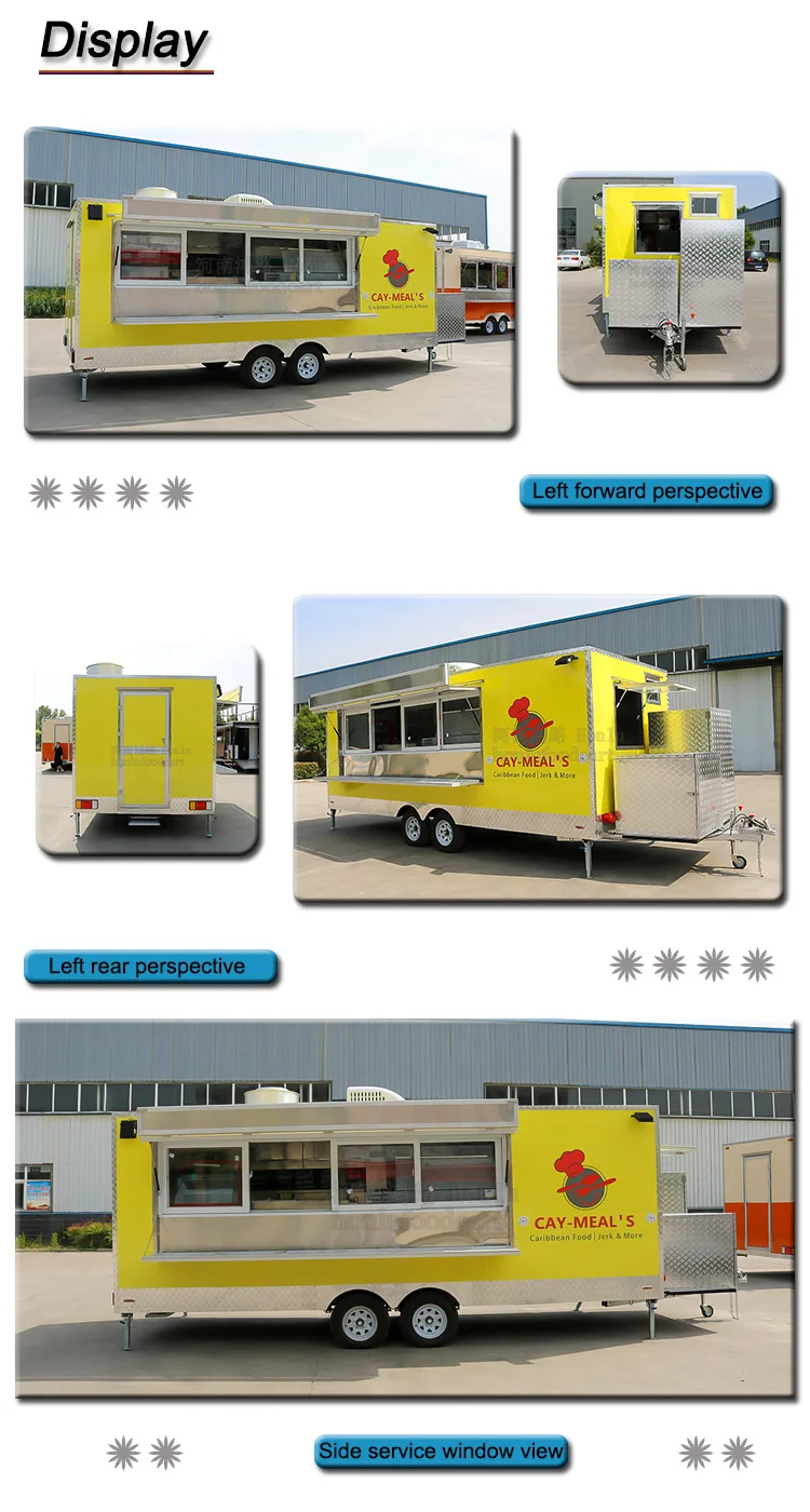 Food Trucks USA Specifications - Rotisserie Chicken & Hot Dog Trailer ...