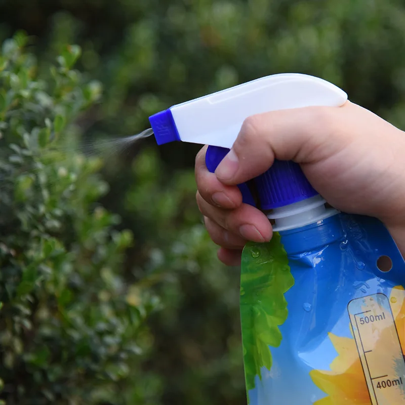 Stand up Doypack Spout Pouch Trigger Sprayer for Gardening Water Spray