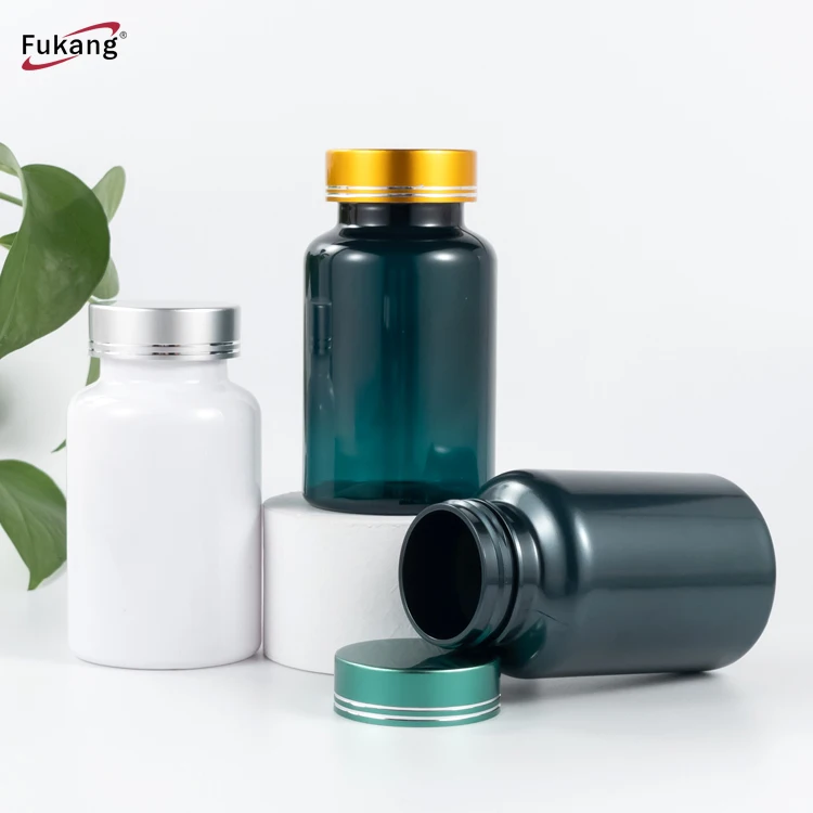 150cc Amber Supplement Bottle Container with Flip Top Cap, Plastic Pet Vitamin Bottles Factory