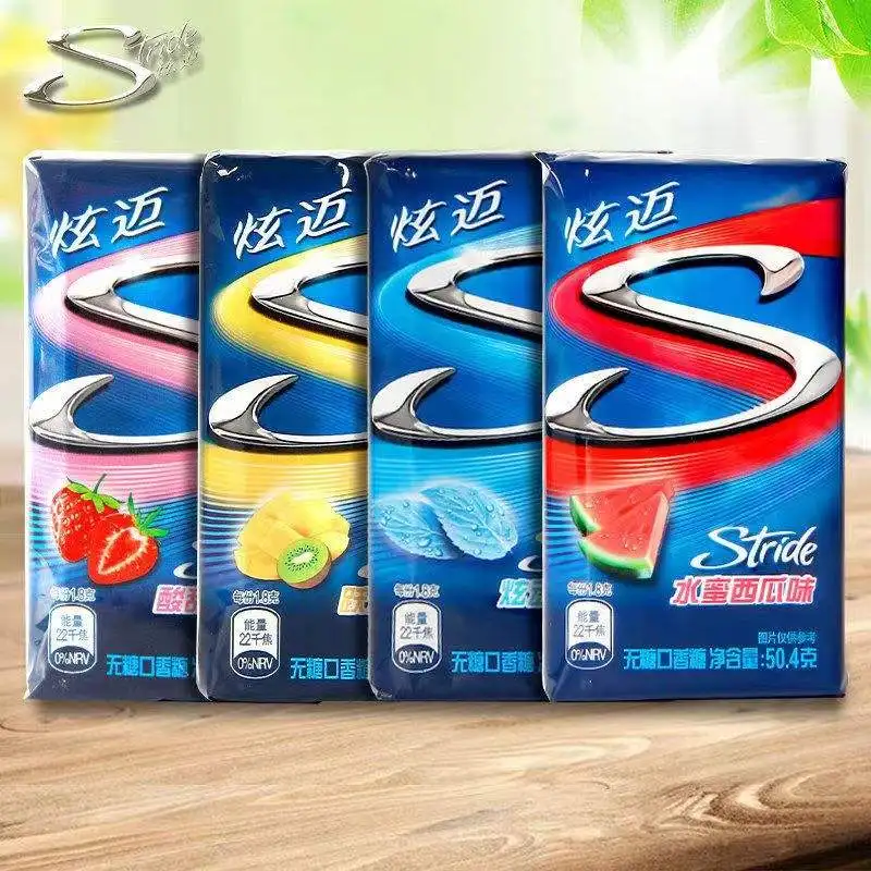 Оптовая продажа 54 г без сахара фруктовые конфеты сладкие шариковые пресс палочки жевательная резинка