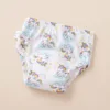 Gauze crotch full print 21 rainbow unicorn