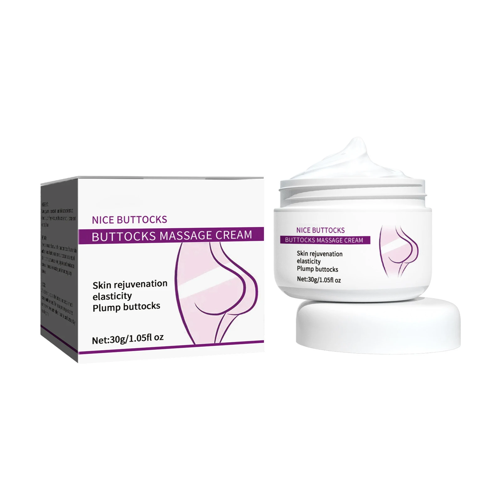 Private Label Firmer and Bigger Butt Hip Lift Cream Women's Butt Enhancement and Breast Massage Cream Product