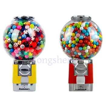 Capsule mini candy dispenser machine tabletop bouncing ball gumball vending machine small toy bouncing ball vending machine