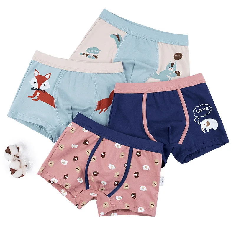 Pantalones cortos de algodón ropa interior para niños ropa 