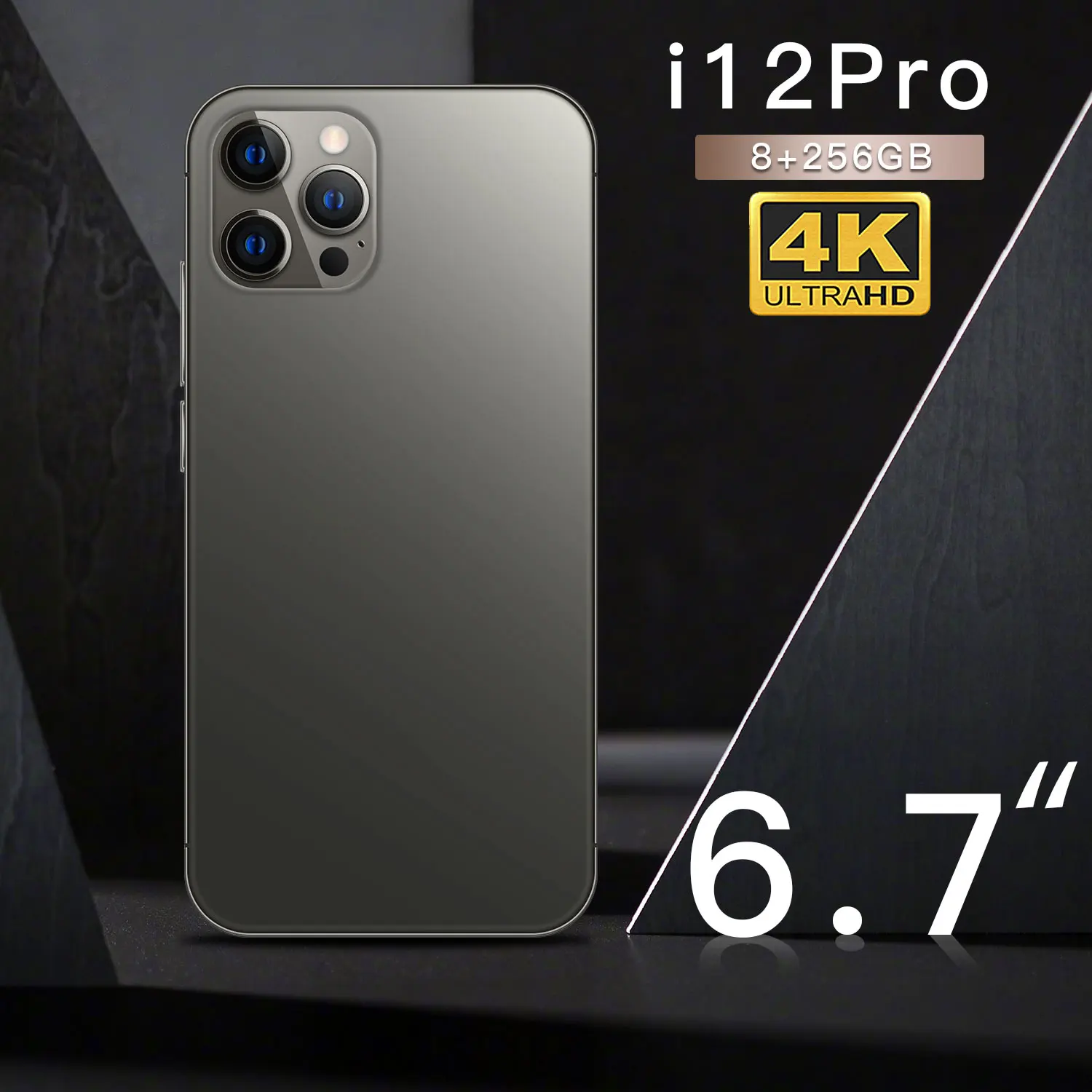 Amazon hot M new I12 pro smartphone original unlocked MTK6889 12GB + 512GB smartphone 4G mobile phone 4g ram mobile phones