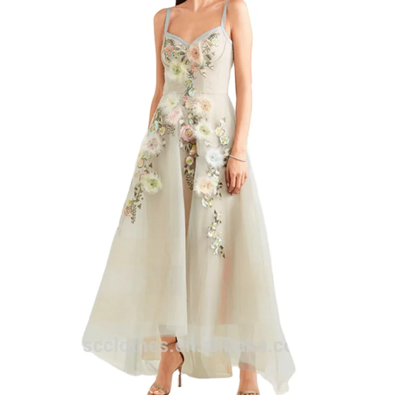 2021 Women Fashion Wedding Floral Fairy ...