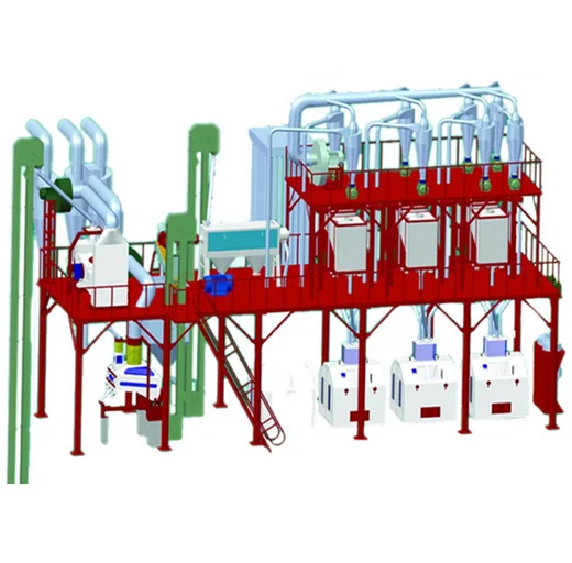 Wheat Flour Mill Milling Machines to Produce Flour to Making Bread Cake
