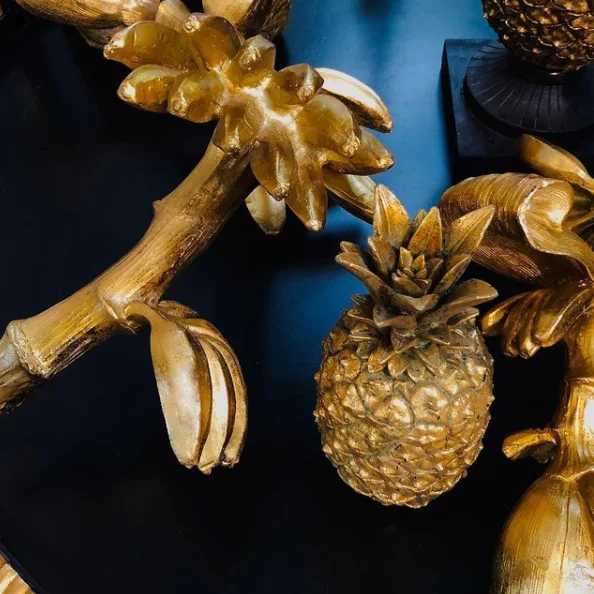 Handmade Golden Pineapple Nordic Ornaments Luxury Home Decor Accessories Ceramic Plant Pattern for Everyday Use details