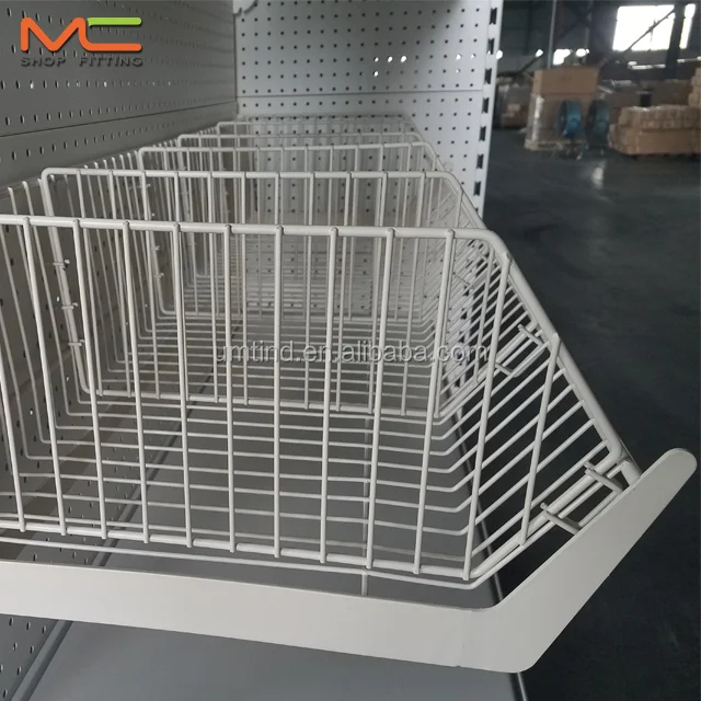 Tego Shelf Wire Basket For Supermarket Gondola Shelf Buy Wire Baskets
