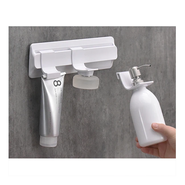 Plastics Wall Mounted Storage Display Stand Rack Bathroom Shelves Wall ...