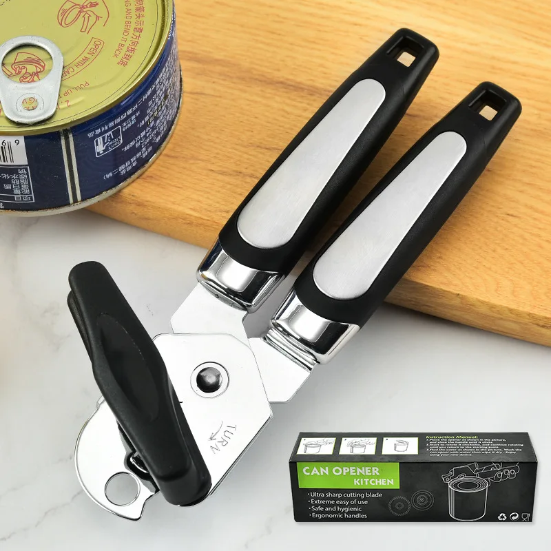 Универсальный сверхмощный острый нож из нержавеющей стали Amazon 3 в 1 с гладкой кромкой жестяная банка для пива безопасный ручной
