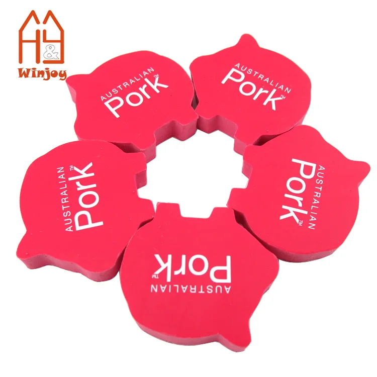 Ластик в форме животных ластики В Форме Свиньи/свинины с печатью логотипа на заказ ластик или резина оптом.