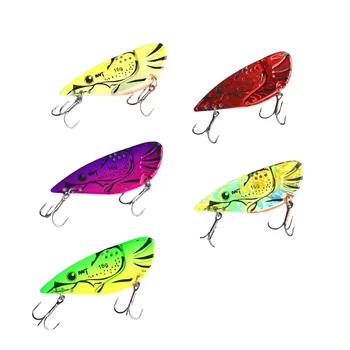 CHEERY 6g9g12g16g CRAZY SHRIMP Vibration Spoon Lure Sinking Fishing Metal Jig for Lake River Ocean Boat & Stream – Metal Jig – view 2
