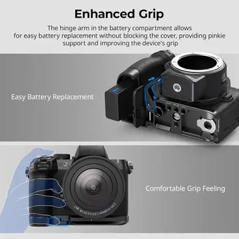 Smallrig Z50 II Base Plate for Nikon Z50 II Aluminum Alloy Bottom Mount Plate with Quick-Release Plate- 4981 product image