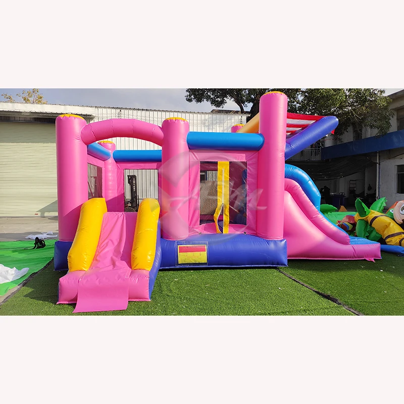 High quality jumping castle inflatable infant bouncer baby councy slide for kids/Standard size-777025